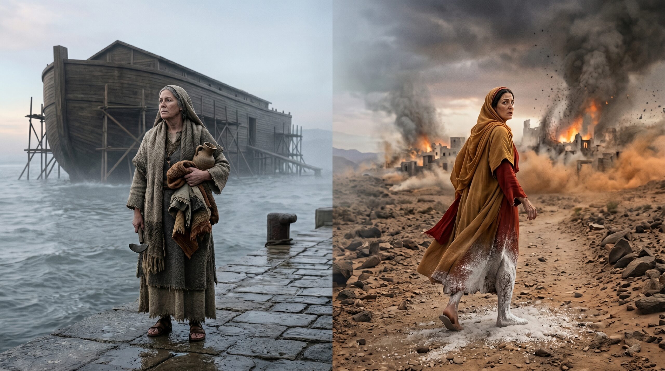 Noah's Wife and Lot's Wife