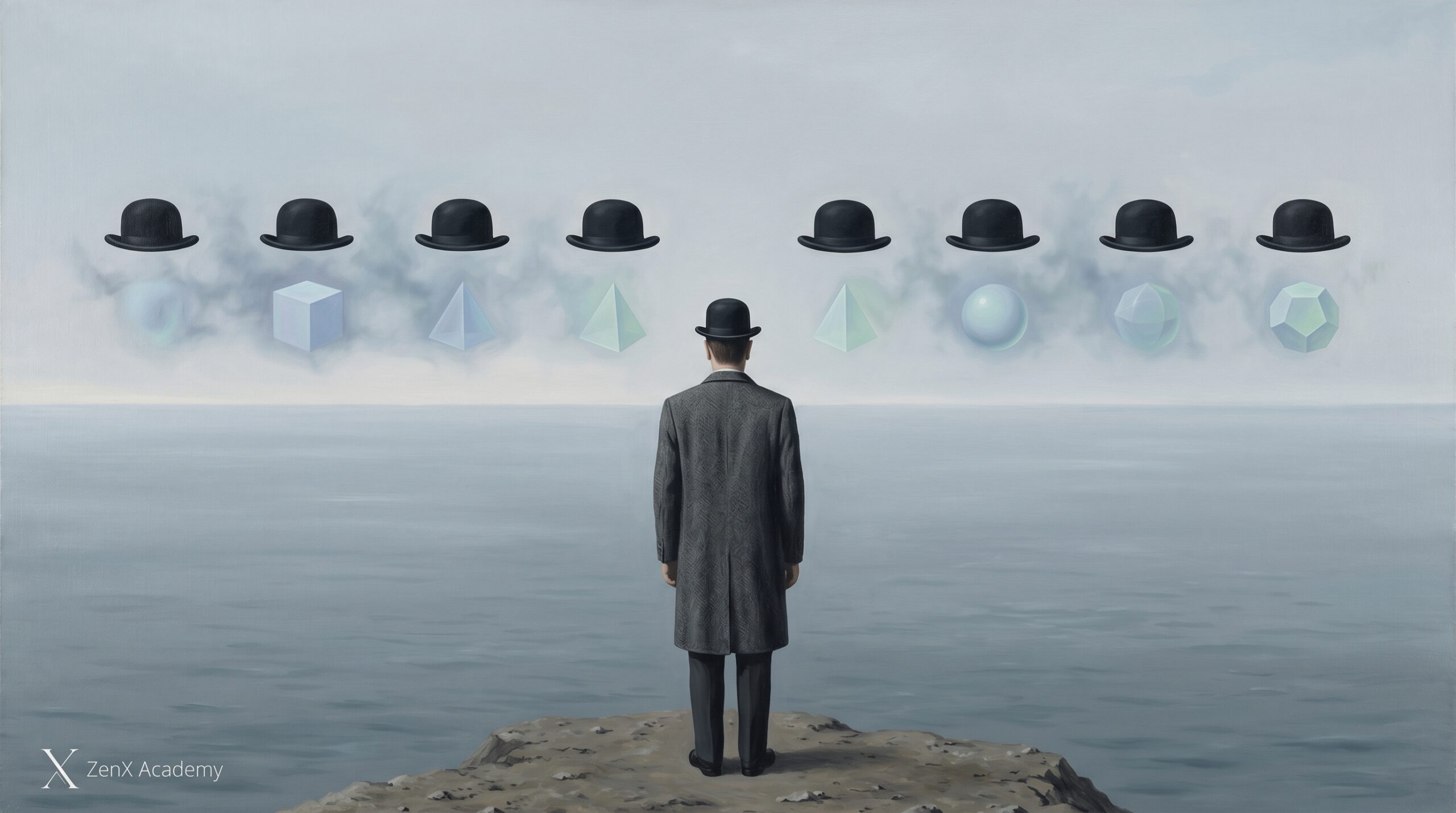 A philosophical composition suggesting an unfinished but ongoing journey