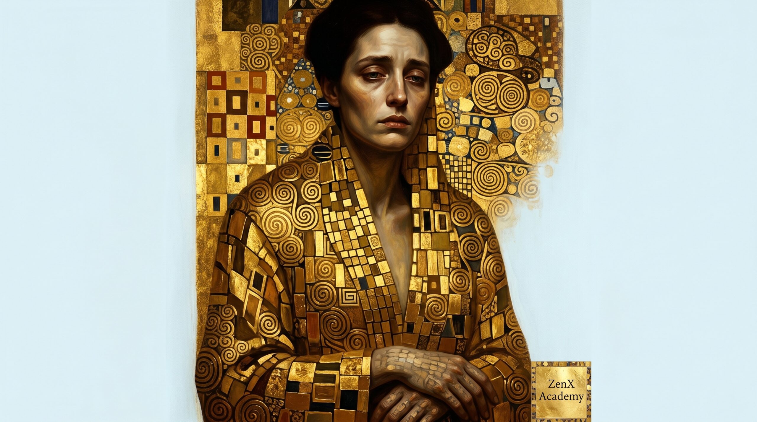 An image contrasting rigid golden script with fluid human presence, symbolizing commands versus living reality