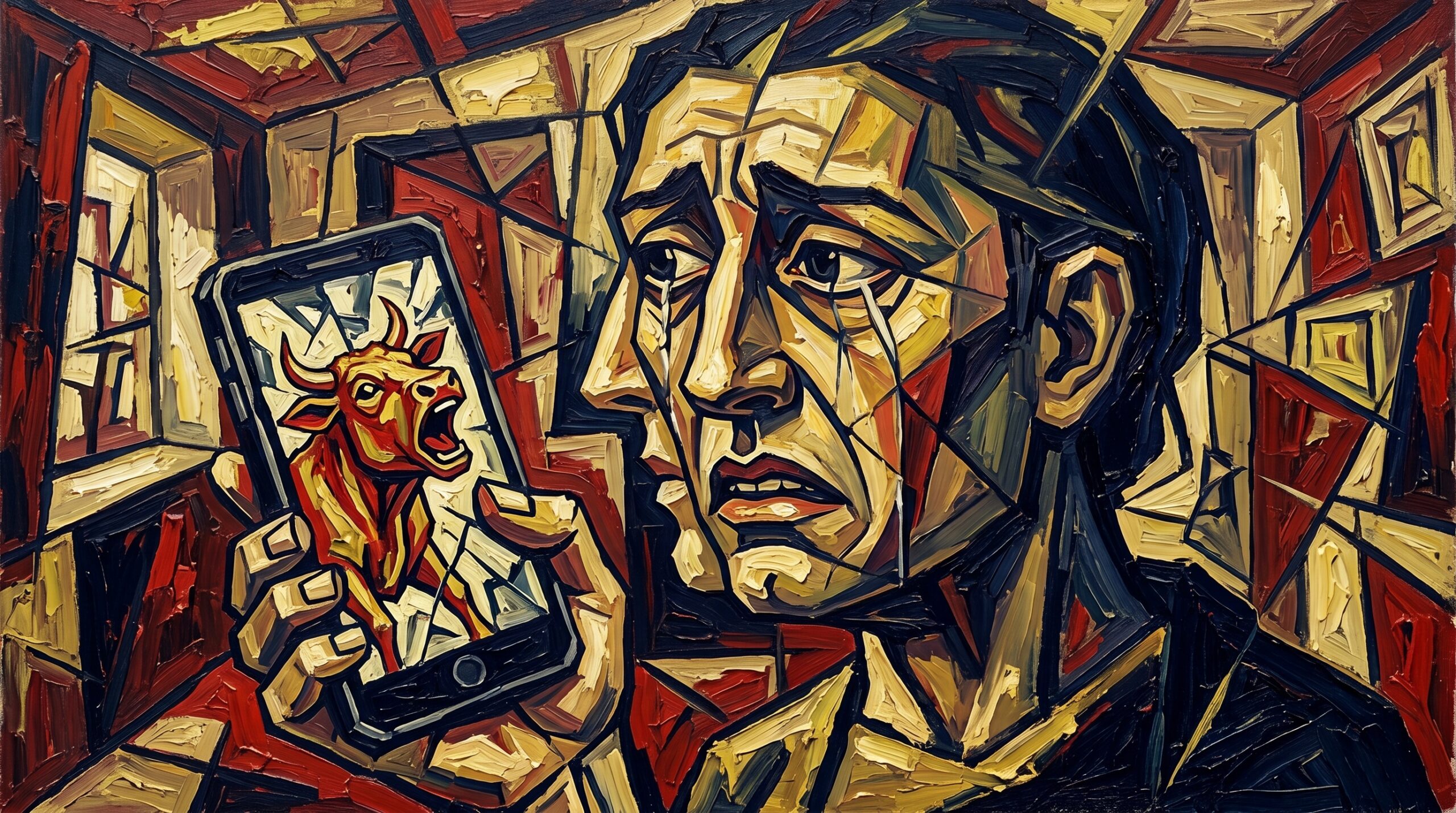 The Static Mirror: the self that sees only what it was taught to see