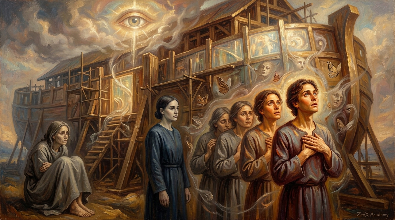 Grand Symbolist painting