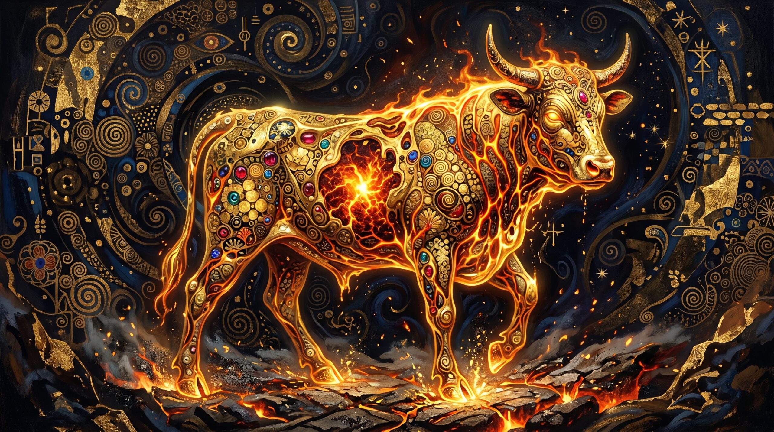A symbolic golden calf standing, representing the revised calculation of what it costs to obey