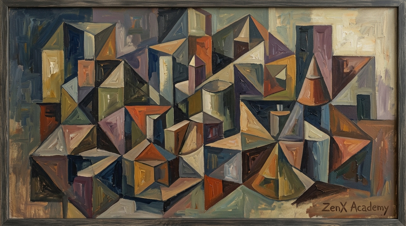 Abstract geometric structures, symbolizing the architecture the Samiri opens