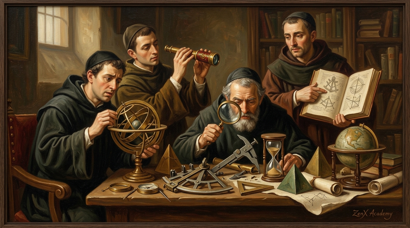 The tools of examination themselves laid out for examination