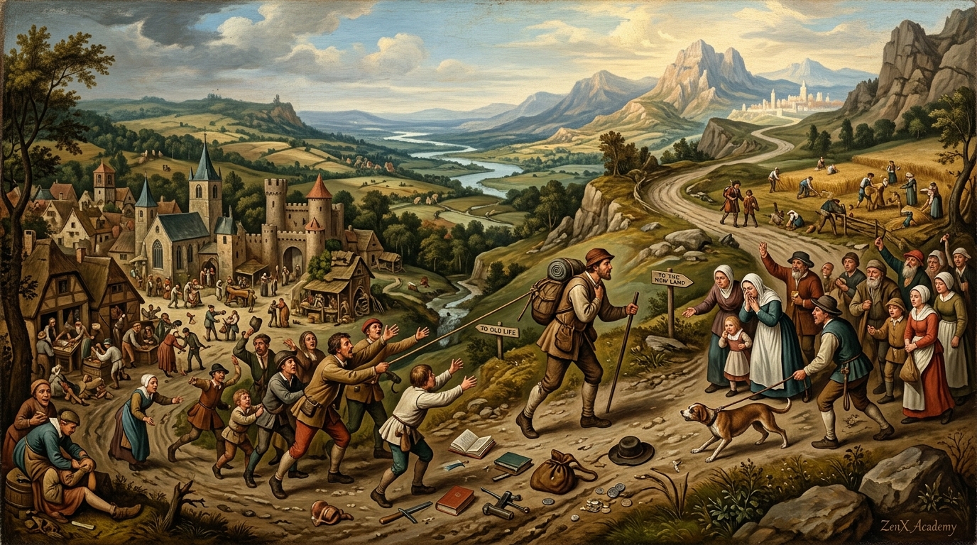 Traveler moving forward and backward