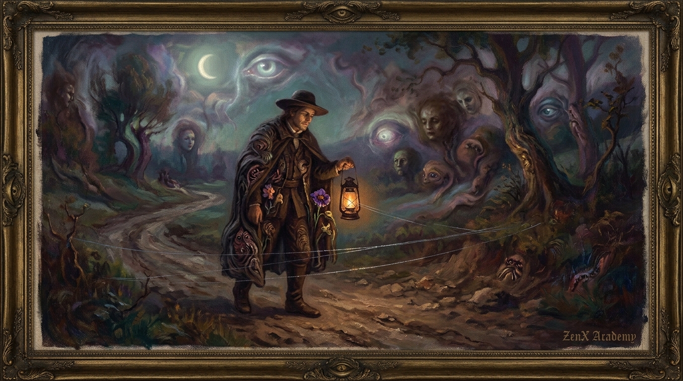 Traveler notices hidden threads