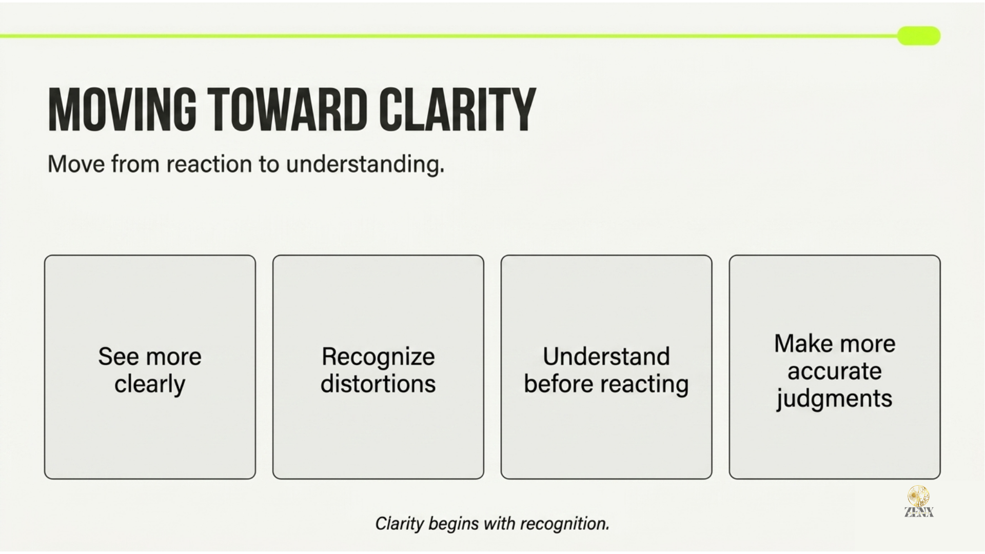 Moving Toward Clarity